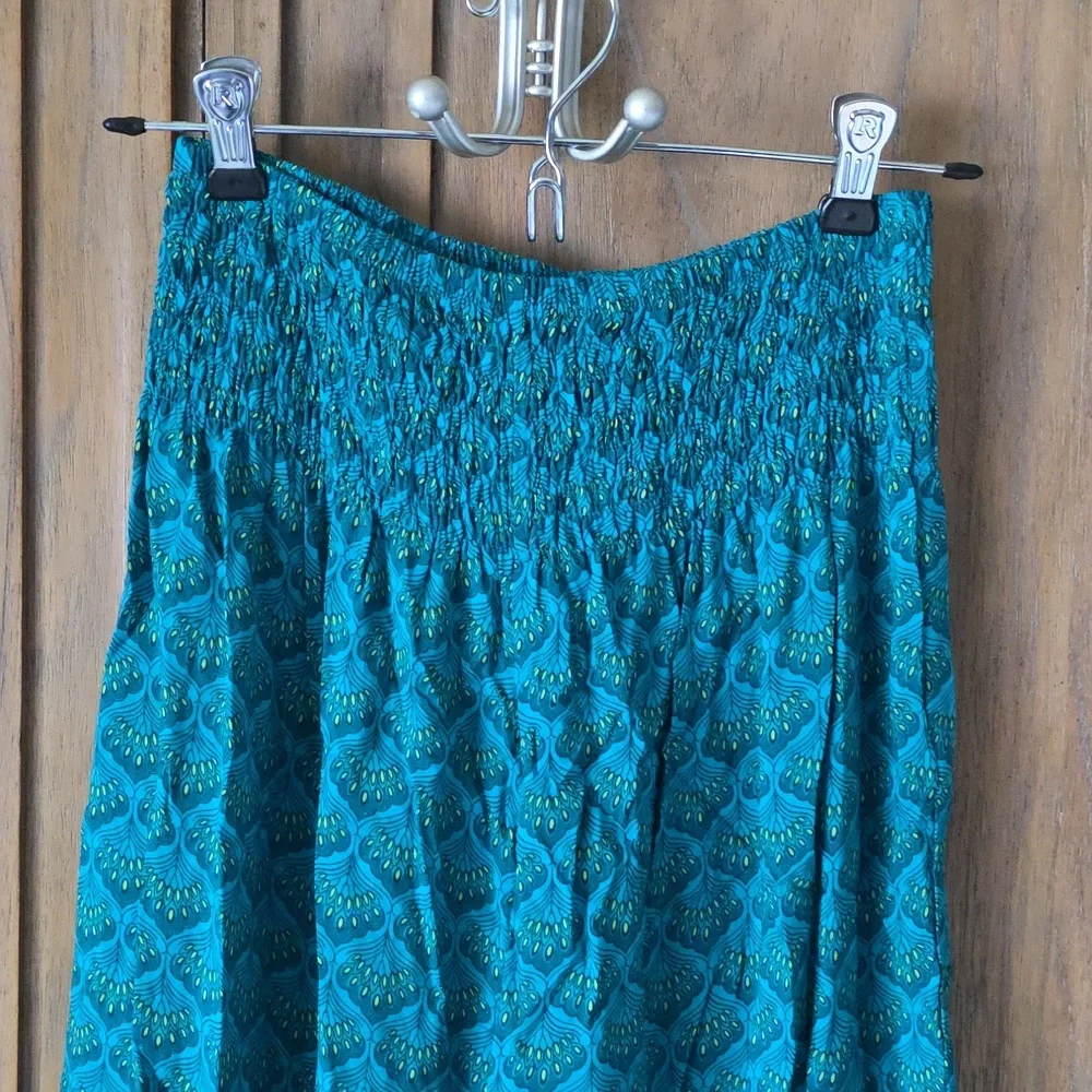 Mexicali Blues Flowy Pants, Elastic Waist, Size M/L - Picture 2 of 4